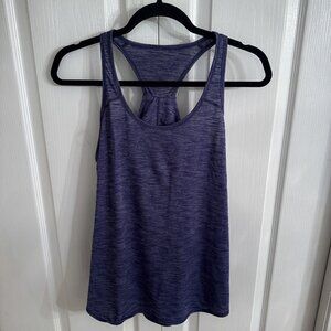 LULULEMON - Essential Tank Heathered Blue - Size 8